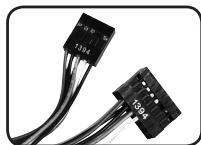 GIGABYTE SUMO 4112 - ■ Front Cable Kit (Refer to the figures below for the cable connectors) - 4