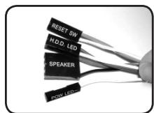 GIGABYTE SUMO 4192 - ■Front Cable Kit (Refer to the right figures for the cable connectors) - 6