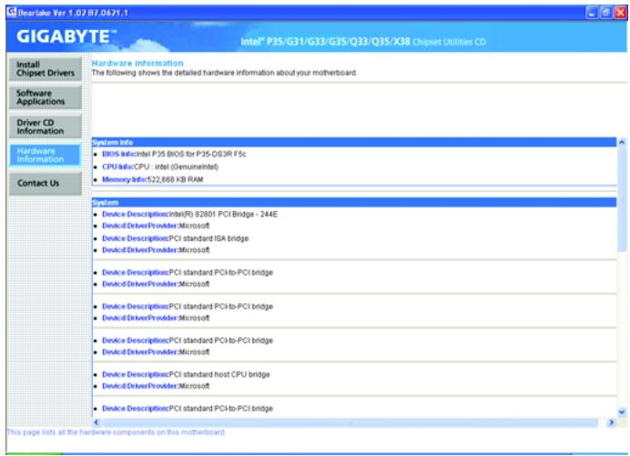 GIGABYTE GA-P35-S3 - 3-4 Hardware Information - 1