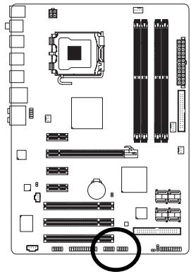 GIGABYTE GA-P35-S3 - 18) F_USB1/F_USB2 (USB Headers, Yellow) - 1