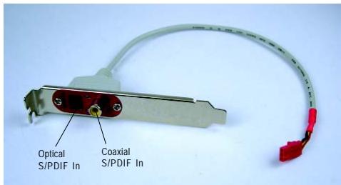 GIGABYTE GA-P35-S3 - 5-2-2 Installing the S/PDIF In Cable (Optional) - 1