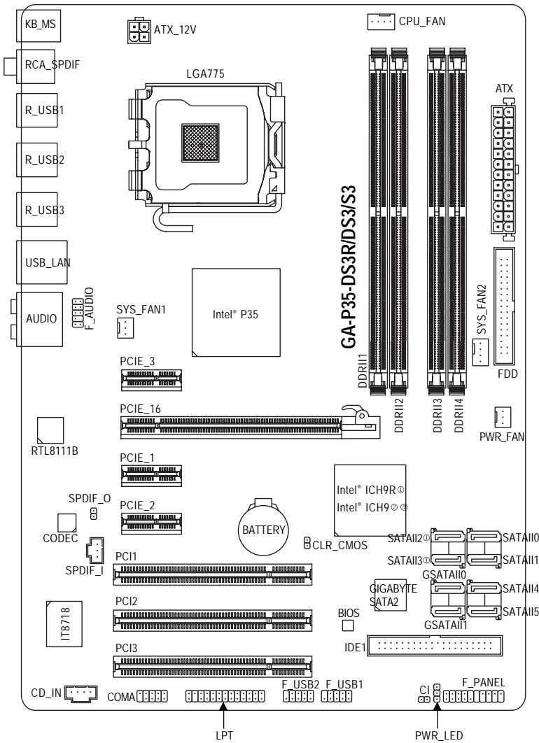 GIGABYTE GA-P35-S3 - Optional Items - 1