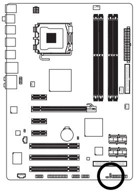 GIGABYTE GA-P35-S3 - 11) PWR_LED (System Power LED Header) - 1