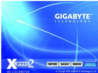GIGABYTE GA-P35-S3 - Exiting Xpress Recovery2 - 1