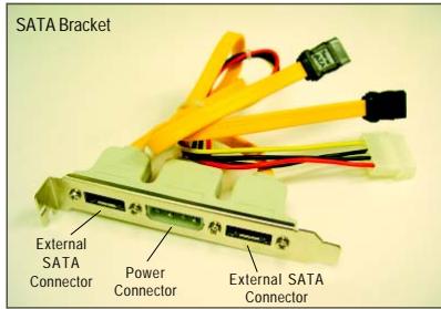 GIGABYTE GA-P35-S3 - 1-6 Installing the SATA Bracket - 2