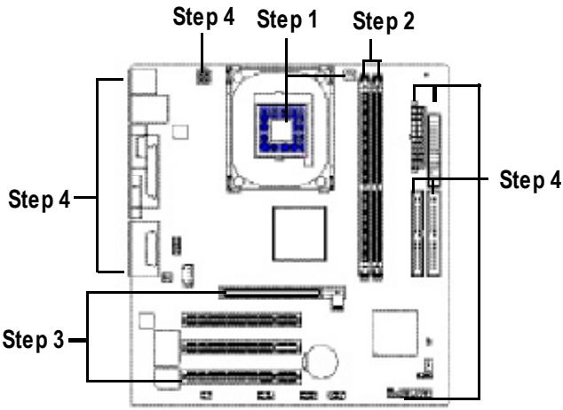 GIGABYTE 8S651M-RZ - Hardware Installation Process - 1
