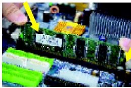 GIGABYTE 8S651M-RZ - Step 2: Install memory modules - 5