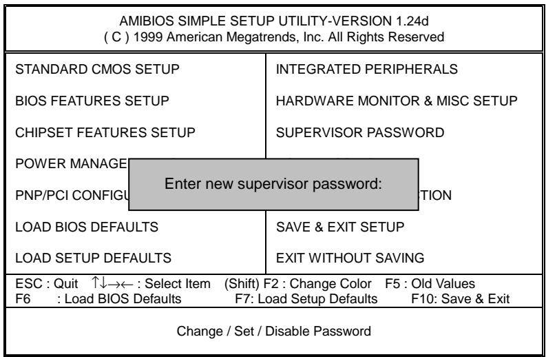 GIGABYTE GA-6RX-1 - Supervisor / User Password - 1