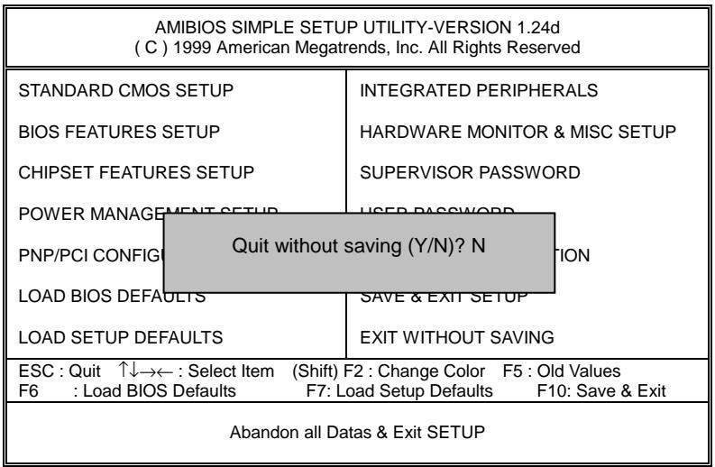 GIGABYTE GA-6RX-1 - Exit Without Saving - 1