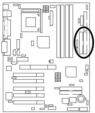 GIGABYTE GA-6RX-1 - IDE1 (Primary), IDE2 (Secondary) Port - 1