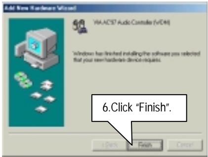 GIGABYTE GA-6RX-1 - Appendix D: VIA AC'97 Audio Driver - 6