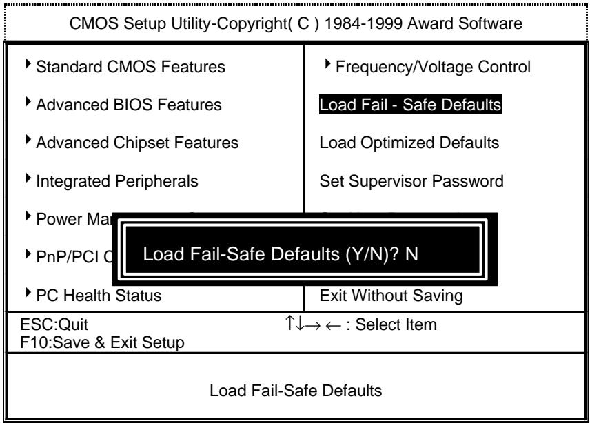 GIGABYTE GA-6WFZ7-E - Load Fail-Safe Defaults - 1