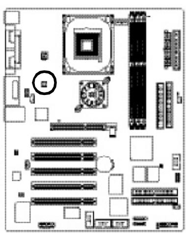 GIGABYTE GA-8PE800 PRO-R - 6) NB_FAN - 1