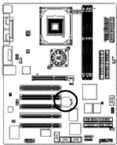 GIGABYTE GA-8PE800 PRO-R - 27) BATTERY(Battery) - 1