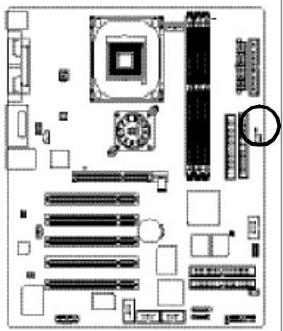 GIGABYTE GA-8PE800 PRO-R - 26) CLR_PWD - 1