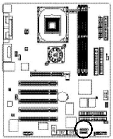 GIGABYTE GA-8PE800 PRO-R - 9) S_ATA1/S_ATA2 (SerialATAConnector) - 1