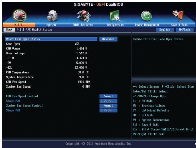 GIGABYTE GA-F2A85XN-WIFI - PC Health Status - 1