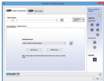 GIGABYTE GA-F2A85XN-WIFI - Configuring S/PDIF Out: - 1