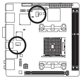 GIGABYTE GA-F2A85XN-WIFI - 3/4) CPU_FAN/SYS_FAN (Fan Headers) - 1