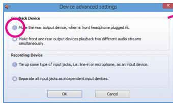 GIGABYTE GA-F2A85XN-WIFI - Muting the Back Panel Audio (For HD Audio Only) - 1