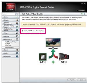 GIGABYTE GA-F2A85XN-WIFI - Configuring the Graphics Card Driver - 1