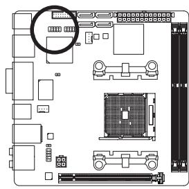GIGABYTE GA-F2A85XN-WIFI - 12) F_USB1 (USB 2.0/1.1 Header) - 1