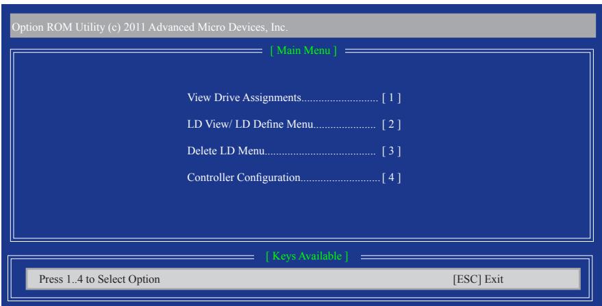 GIGABYTE GA-F2A85XN-WIFI - Main Menu - 1