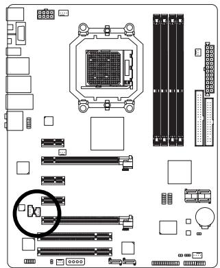 GIGABYTE GA-MA790FX-DS5 - 16) SPDIF\_IN (S/PDIF In Header, Red) - 1