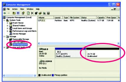 GIGABYTE GA-MA790FX-DS5 - Installing Windows XP and Partitioning the Hard Drive - 5