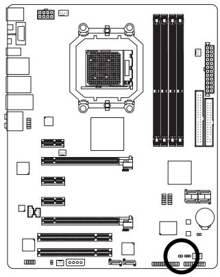 GIGABYTE GA-MA790FX-DS5 - 22) CI (Chassis Intrusion Header) - 1