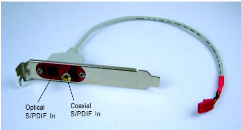 GIGABYTE GA-MA790FX-DS5 - 5-2-2 Installing the S/PDIF In Cable (Optional) - 1