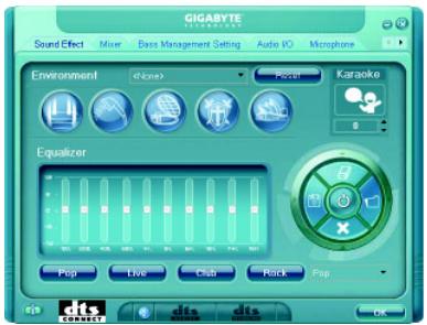 GIGABYTE GA-MA790FX-DS5 - Configuring Sound Effect: - 1