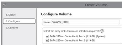 GIGABYTE P34W V4 - Select Volume Type - 1