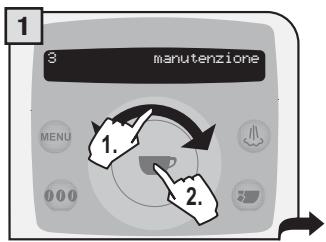 SAECO TALEA RING PLUS - MENU «DECALCIFICAZIONE» - 1