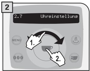 SAECO TALEA RING PLUS - MENU "UHREINSTELLUNG" - 2
