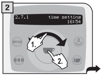 SAECO TALEA RING PLUS - Time setting - 2