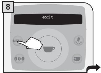 SAECO TALEA RING PLUS - SETTING THE LANGUAGE - 8