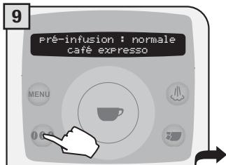 SAECO TALEA RING PLUS - 2.PROGRAMMATION A PARTIR DU MENU « RÉGLAGE DES BOISSONS » - 7