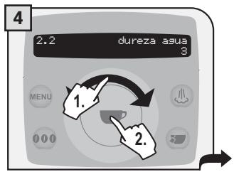 SAECO TALEA RING PLUS - MENÜ “DUREZA AGUA” - 4