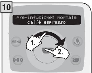 SAECO TALEA RING PLUS - 2.PROGRAMMAZIONE DAL MENU "IMPOSTAZIONE BEVANDE" - 11
