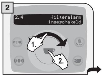 SAECO TALEA RING PLUS - MENUs "FILTERALARM" - 2