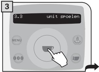 SAECO TALEA RING PLUS - DE SPOELCYCLUS MAG NIET ONDERBROKEN WORDEN. TIJDENS DEZE OPERATIE MOET IEMAND AANWEZIG ZIJN. - 3