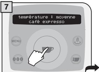 SAECO TALEA RING PLUS - 2.PROGRAMMATION A PARTIR DU MENU « RÉGLAGE DES BOISSONS » - 6