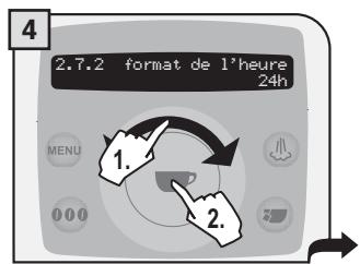 SAECO TALEA RING PLUS - Format heures - 4