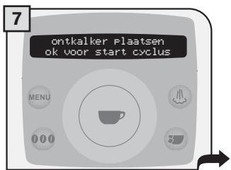 SAECO TALEA RING PLUS - TIJDENS DEZE OPERATIE MOET IEMAND AANWEZIG ZIJN. OPGELET! GEBRUIK NOOIT AZIJN ALS ONTKALKINGSMIDDEL. - 7
