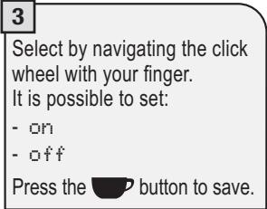 SAECO TALEA RING PLUS - “RINSE” MENU - 3
