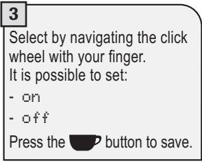 SAECO TALEA RING PLUS - "CUP WARMING SURFACE" MENU - 3