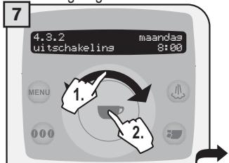 SAECO TALEA RING PLUS - TIMERINSTELLING《MAANDAG》 - 7