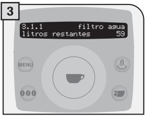 SAECO TALEA RING PLUS - Litros restantes - 3