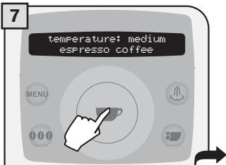 SAECO TALEA RING PLUS - 2.PROGRAMMING FROM THE "BEVERAGE SETTINGS" MENU - 7